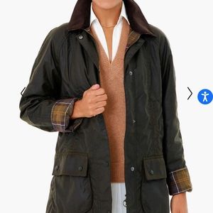 Barbour CLASSIC OLIVE BEADNELL WAX JACKET